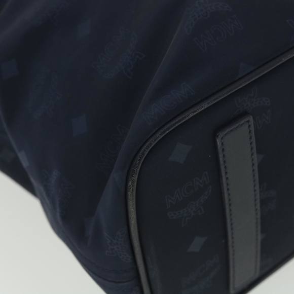 MCM Tote Bag Polyester Navy Auth 38695 - Picture 15 of 16